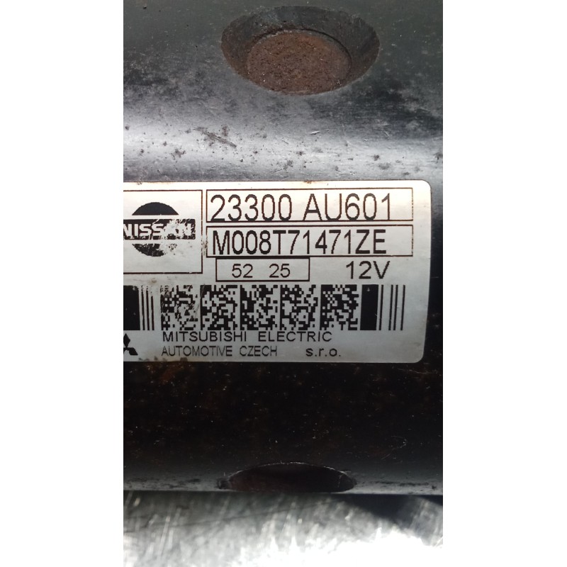 Recambio de motor arranque para nissan almera ii hatchback (n16) 2.2 dci referencia OEM IAM 23300AU601 M008T71471ZE 