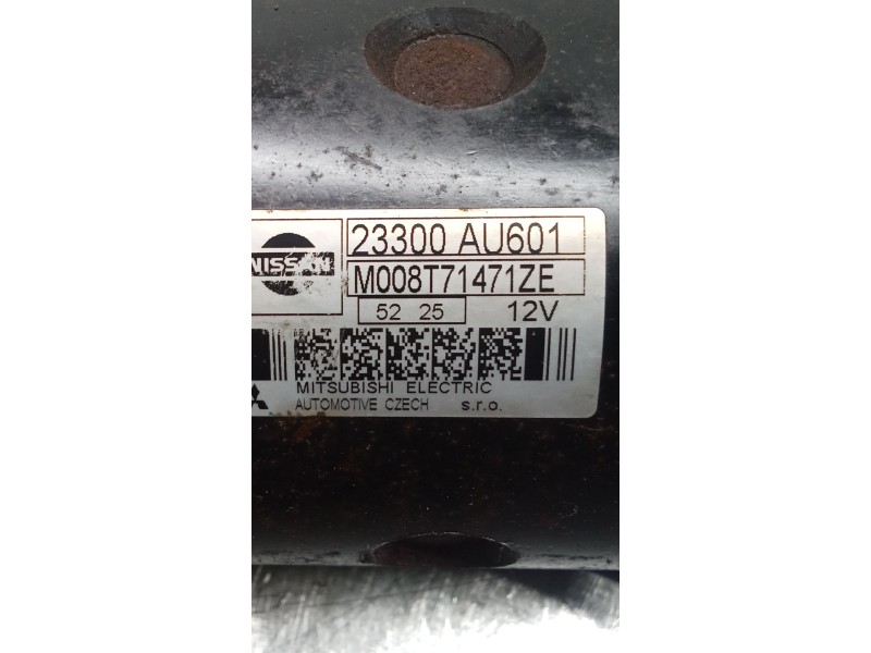 Recambio de motor arranque para nissan almera ii hatchback (n16) 2.2 dci referencia OEM IAM 23300AU601 M008T71471ZE 