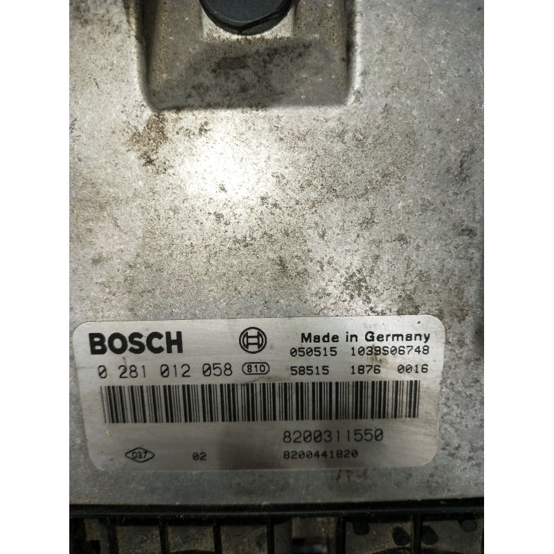 Recambio de centralita motor uce para renault laguna ii (bg0/1_) 2.2 dci (bg0f) referencia OEM IAM 0281012058 8200311550 8200441