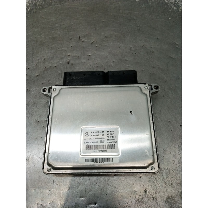 Recambio de centralita motor uce para mercedes-benz clase c t-model (s204) c 220 cdi (204.208) referencia OEM IAM A6461504372 A0