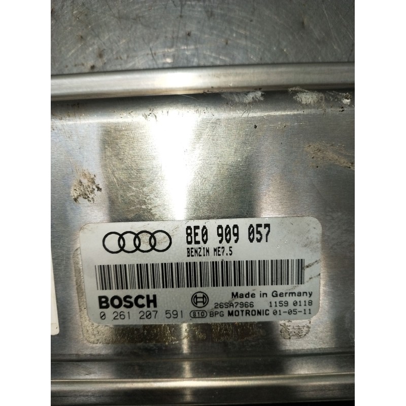 Recambio de centralita motor uce para audi a4 b6 (8e2) 2.0 referencia OEM IAM 0261207591 8E0909057 26SA7966 2001