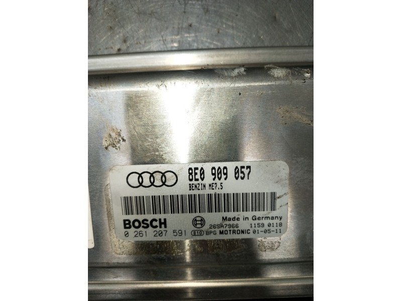 Recambio de centralita motor uce para audi a4 b6 (8e2) 2.0 referencia OEM IAM 0261207591 8E0909057 26SA7966 2001