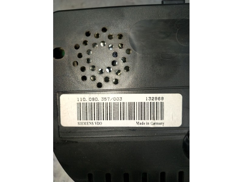 Recambio de cuadro instrumentos para volkswagen touran (1t1, 1t2) 1.9 tdi referencia OEM IAM 110080357  2007