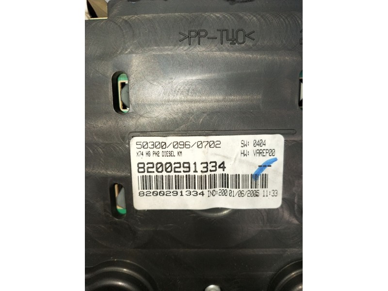 Recambio de cuadro instrumentos para renault laguna ii (bg0/1_) 2.2 dci (bg0f) referencia OEM IAM 8200291334 820291334 2005