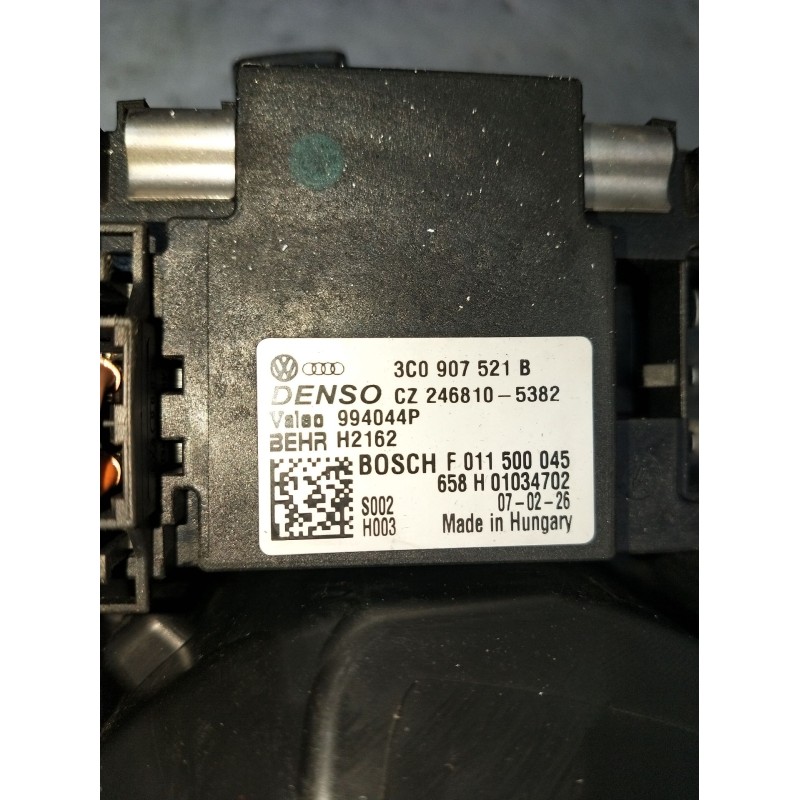 Recambio de motor calefaccion para volkswagen touran (1t1, 1t2) 1.9 tdi referencia OEM IAM 3C0907521B F011500045 2007