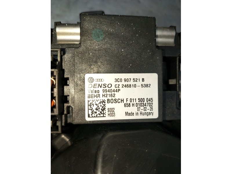 Recambio de motor calefaccion para volkswagen touran (1t1, 1t2) 1.9 tdi referencia OEM IAM 3C0907521B F011500045 2007