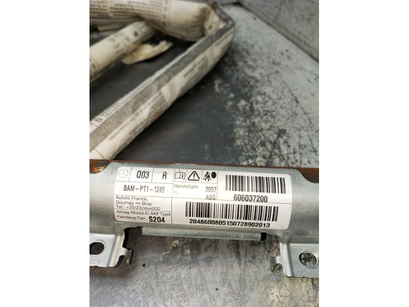Recambio de airbag cortina delantero derecho para mercedes-benz clase c t-model (s204) c 220 cdi (204.208) referencia OEM IAM 60