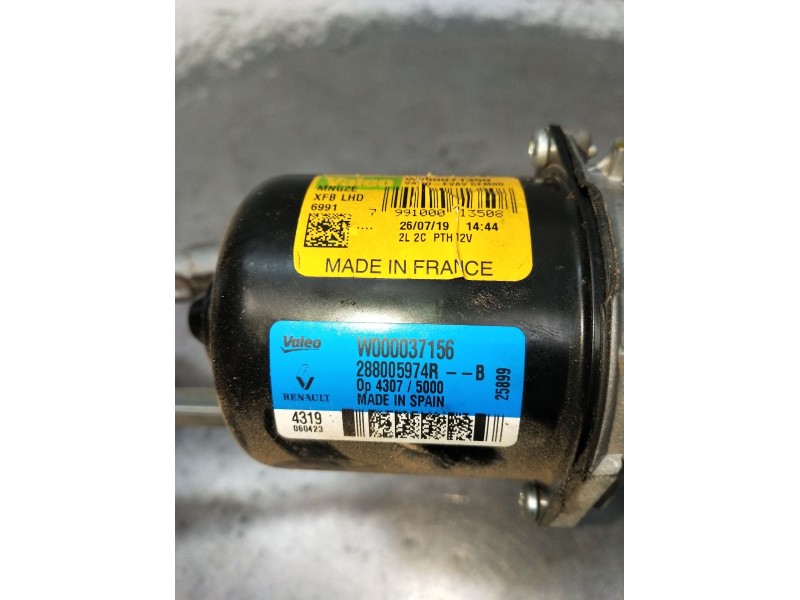 Recambio de motor limpia delantero para renault megane iv hatchback (b9a/m/n_) 1.3 tce 115 (b9n9) referencia OEM IAM W000037156 