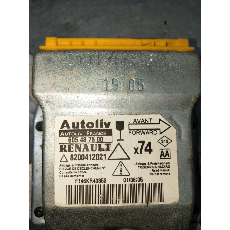 Recambio de kit airbag para renault laguna ii (bg0/1_) 2.2 dci (bg0f) referencia OEM IAM 8200412021  
