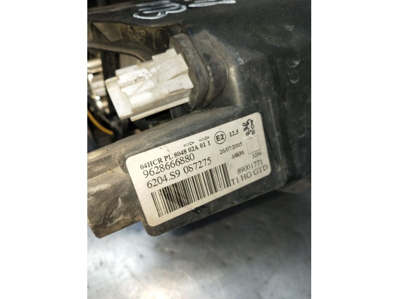 Recambio de faro izquierdo para peugeot 206 hatchback (2a/c) 1.4 i referencia OEM IAM 9628666880 89001771 