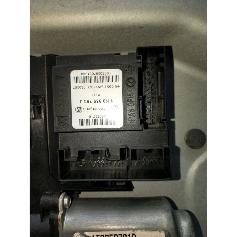 Recambio de elevalunas delantero izquierdo para volkswagen touran (1t1, 1t2) 1.9 tdi referencia OEM IAM 1T1837729AJ 5P 2007