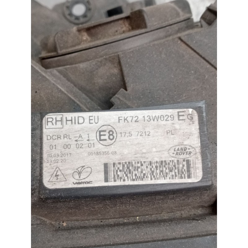 Recambio de faro derecho para land rover discovery sport (l550) 2.0 d 4x4 referencia OEM IAM FK7213W029 0018535608 VER FOTOS XEN