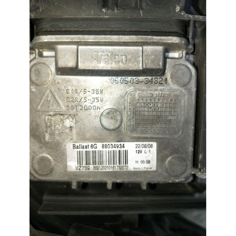 Recambio de faro derecho para renault laguna ii (bg0/1_) 2.2 dci (bg0f) referencia OEM IAM 89034934 XENON 2005