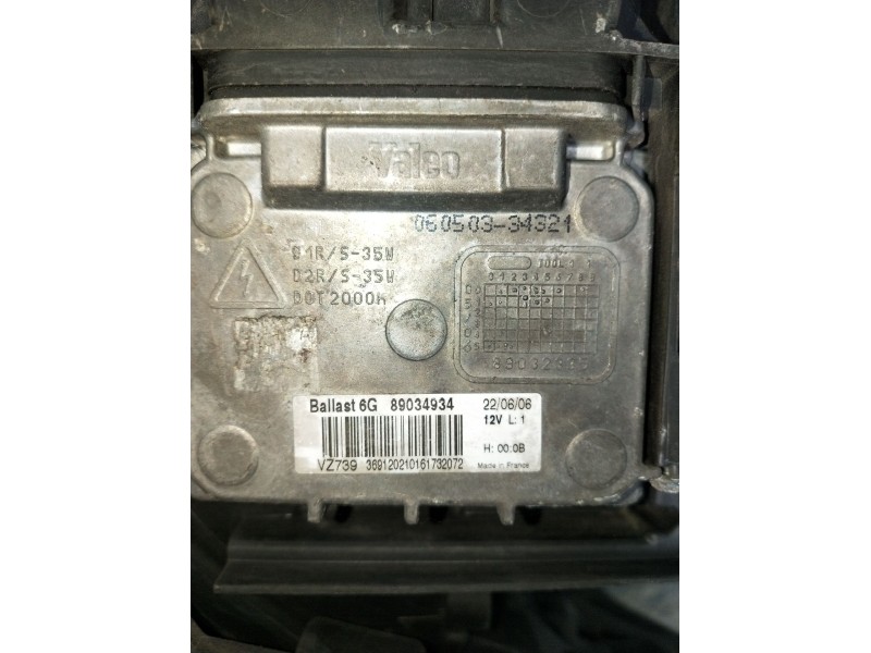 Recambio de faro derecho para renault laguna ii (bg0/1_) 2.2 dci (bg0f) referencia OEM IAM 89034934 XENON 2005