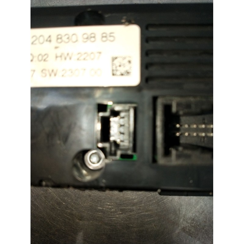 Recambio de mando calefaccion / aire acondicionado para mercedes-benz clase c t-model (s204) c 220 cdi (204.208) referencia OEM 