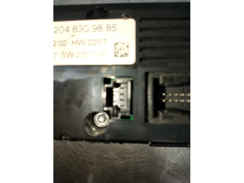 Recambio de mando calefaccion / aire acondicionado para mercedes-benz clase c t-model (s204) c 220 cdi (204.208) referencia OEM 