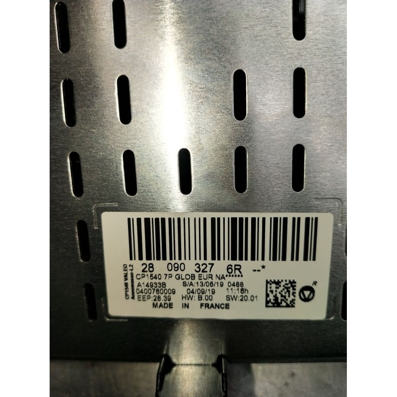 Recambio de mando calefaccion / aire acondicionado para renault megane iv hatchback (b9a/m/n_) 1.3 tce 115 (b9n9) referencia OEM