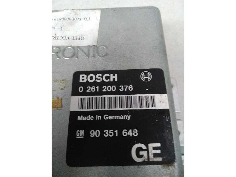 Recambio de centralita motor uce para opel vectra a 2.0 referencia OEM IAM 0261200376 90351648 GE Recambio de centralita motor uce para opel vectra a 2.0 referencia OEM IAM 0261200376 90351648 GE