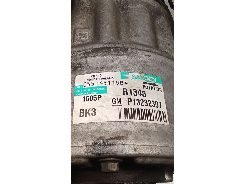 Recambio de compresor aire acondicionado para opel insignia a sports tourer (g09) 2.0 cdti (35) referencia OEM IAM P13232307 160