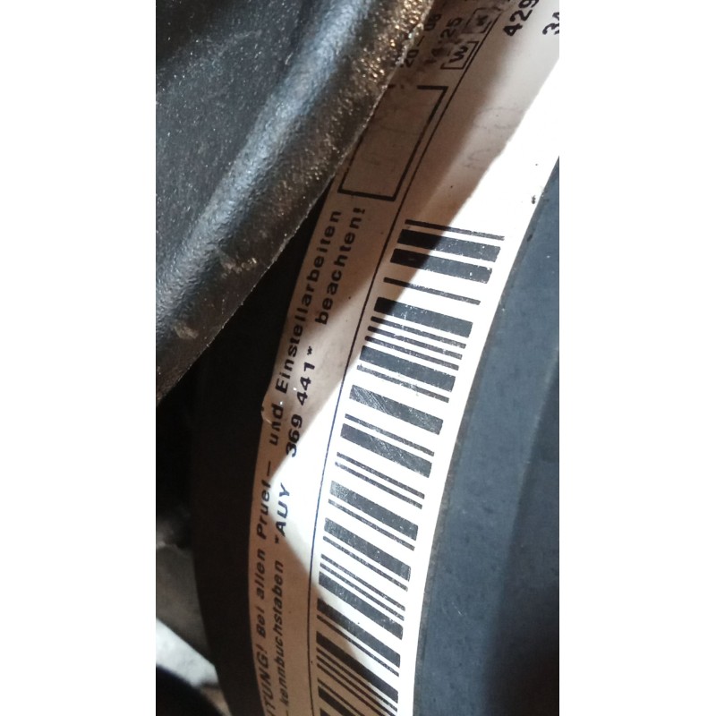 Recambio de motor completo para seat alhambra (7v8, 7v9) 1.9 tdi referencia OEM IAM AUY LUK 369441