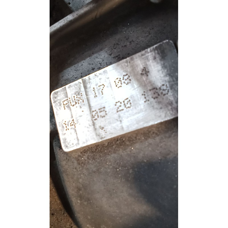 Recambio de caja cambios para seat alhambra (7v8, 7v9) 1.9 tdi referencia OEM IAM FUX 6V 17084 1405 20139