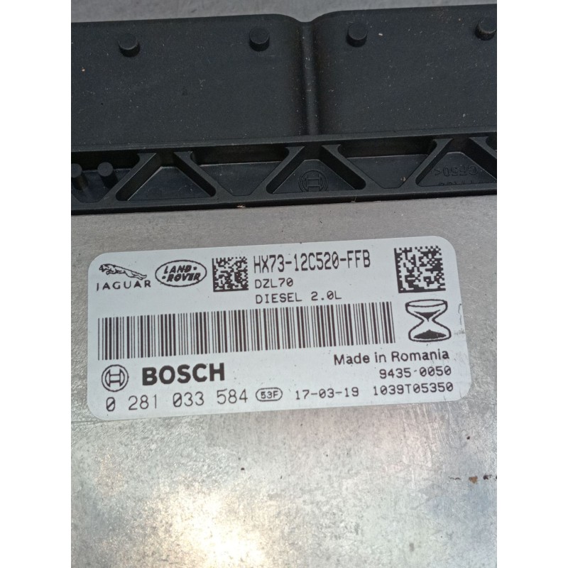 Recambio de centralita motor uce para land rover discovery sport (l550) 2.0 d 4x4 referencia OEM IAM HX7312C520FFB 0281033584 10