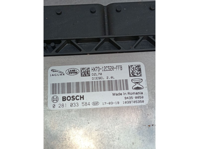 Recambio de centralita motor uce para land rover discovery sport (l550) 2.0 d 4x4 referencia OEM IAM HX7312C520FFB 0281033584 10