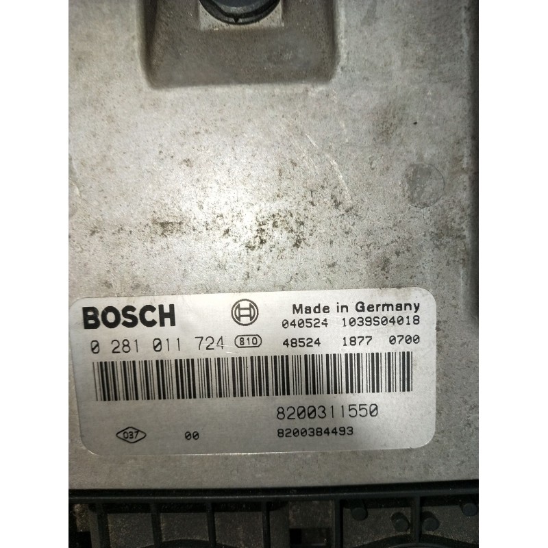 Recambio de centralita motor uce para renault espace iv (jk0/1_) 2.2 dci (jk0h) referencia OEM IAM 0281011724 8200311550 8200384