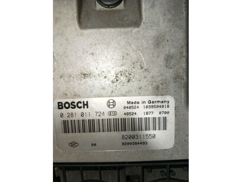 Recambio de centralita motor uce para renault espace iv (jk0/1_) 2.2 dci (jk0h) referencia OEM IAM 0281011724 8200311550 8200384