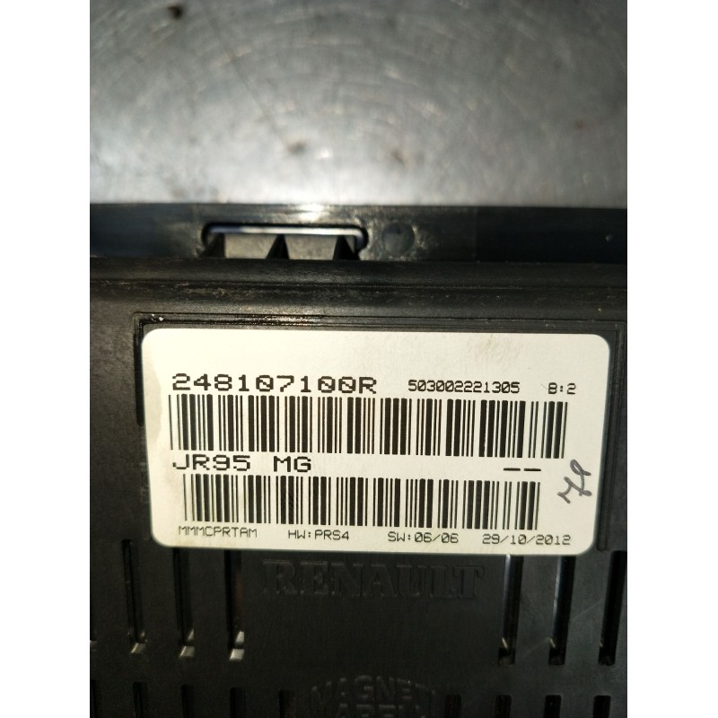 Recambio de cuadro instrumentos para renault scénic iii (jz0/1_) 1.5 dci (jz02, jz0r) referencia OEM IAM 248107100R DIGITAL 2009