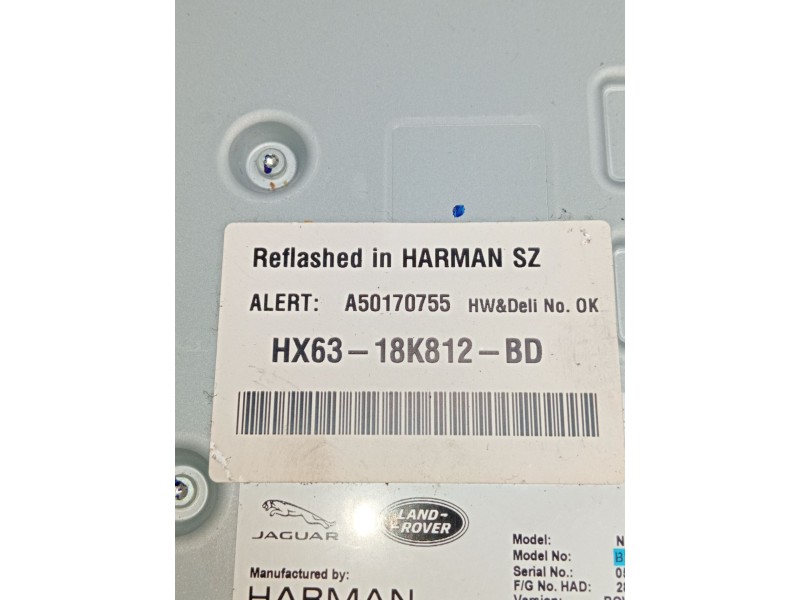 Recambio de sistema audio / radio cd para land rover discovery sport (l550) 2.0 d 4x4 referencia OEM IAM HX6318K812BD  2015