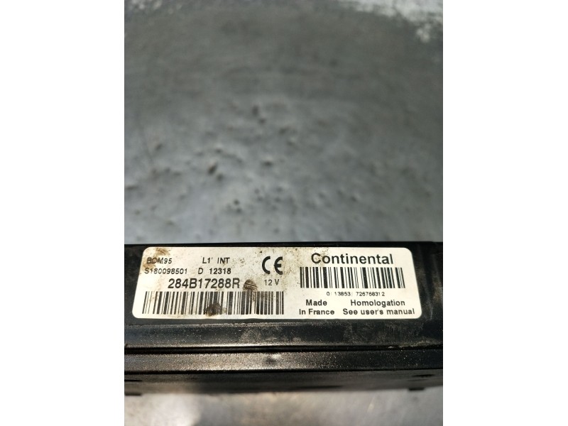 Recambio de modulo electronico para renault scénic iii (jz0/1_) 1.5 dci (jz02, jz0r) referencia OEM IAM 284B17288R S180098501 20