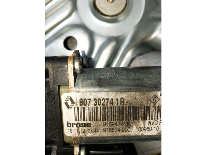 Recambio de elevalunas delantero derecho para renault scénic iii (jz0/1_) 1.5 dci (jz02, jz0r) referencia OEM IAM 807302741R 5P 