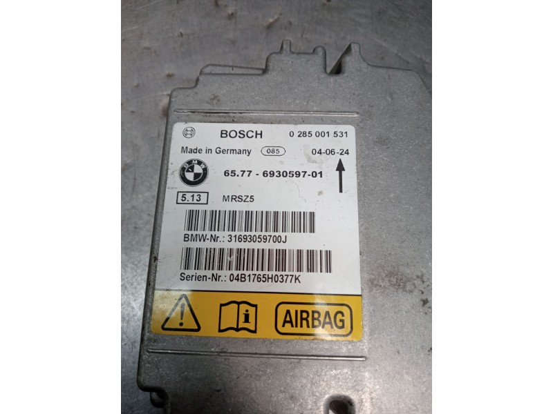Recambio de kit airbag para bmw serie 1 berlina (e81/e87) 120d referencia OEM IAM 6577916605701 0285001531 31693059700J