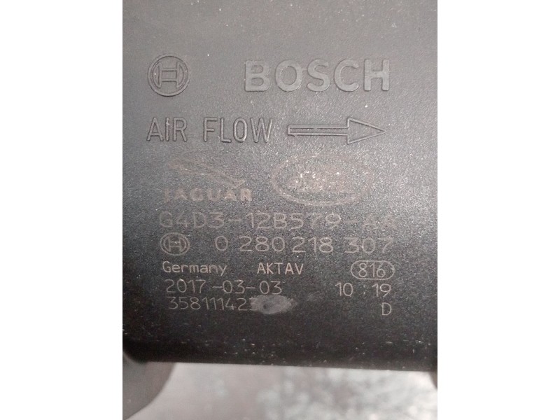Recambio de caudalimetro para land rover discovery sport (l550) 2.0 d 4x4 referencia OEM IAM G4D312B579AA 0280218307 2015