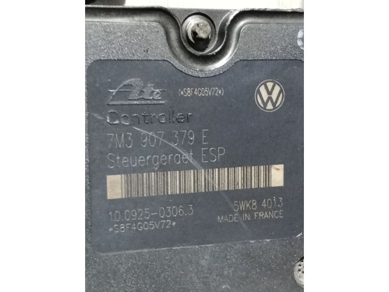 Recambio de abs para seat alhambra (7v8, 7v9) 1.9 tdi referencia OEM IAM 7M3907379E 10092503063 7M3614111M 10020403024