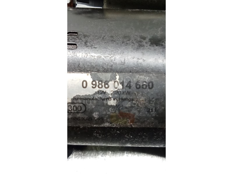 Recambio de motor arranque para ssangyong kyron 2.0 xdi referencia OEM IAM 0986014660  05