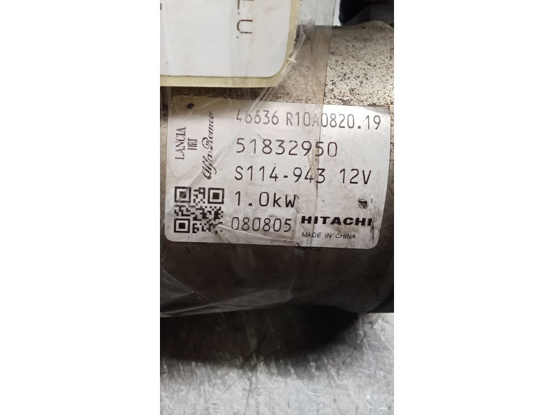 Recambio de motor arranque para alfa romeo mito (955_) 1.4 (955axb1b) referencia OEM IAM 51832950 S114943 08