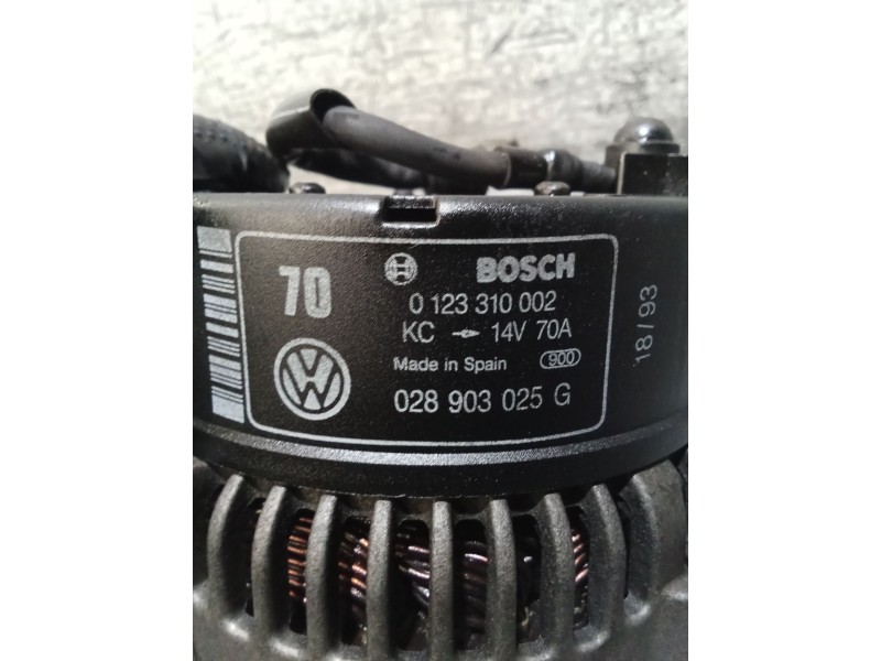 Recambio de alternador para seat ibiza ii (6k1) 1.8 i referencia OEM IAM 028903025G 0123310002 93