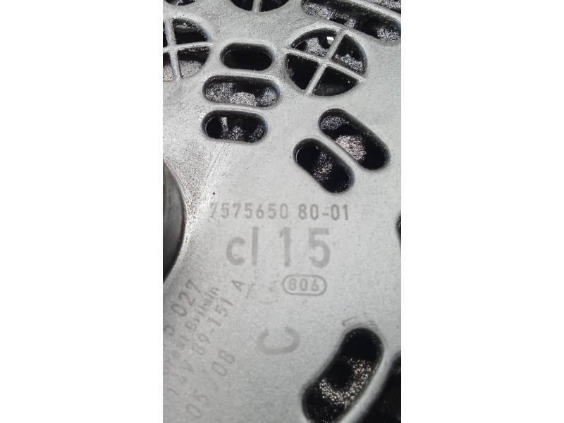 Recambio de alternador para mini mini (r56) cooper s referencia OEM IAM 0121615027 757565080 06