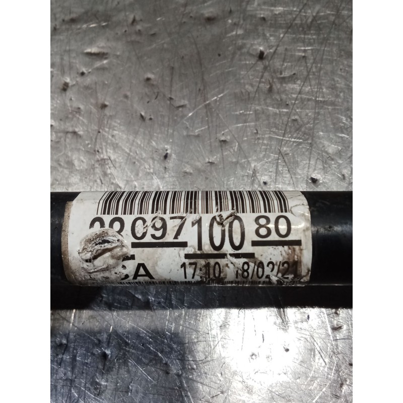 Recambio de transmision delantera izquierda para opel crossland x / crossland (p17, p2qo) 1.2 (75) referencia OEM IAM 9809971008
