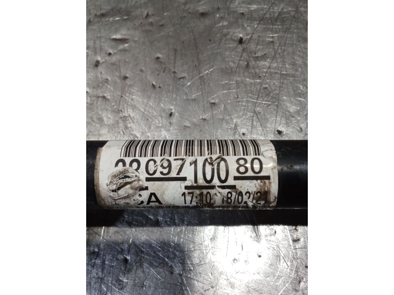 Recambio de transmision delantera izquierda para opel crossland x / crossland (p17, p2qo) 1.2 (75) referencia OEM IAM 9809971008