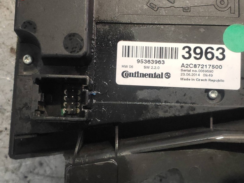 Recambio de mando multifuncion para opel mokka 1.7 16v cdti referencia OEM IAM 95363963 A2C87217500 