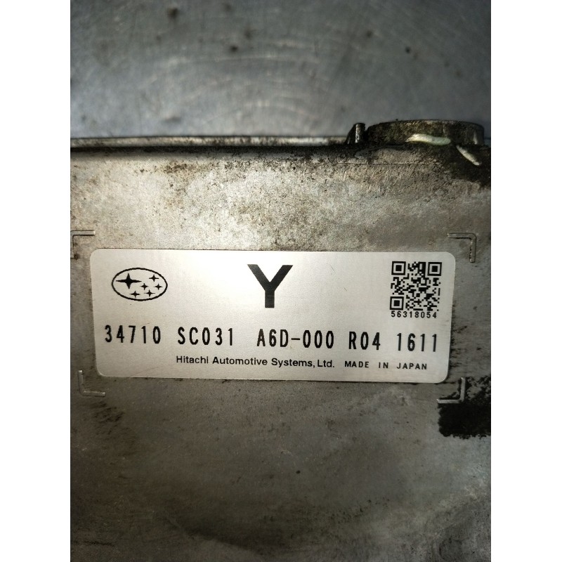 Recambio de centralita motor uce para subaru forester (sh_) 2.0 d awd (shh) referencia OEM IAM 34710SC031A6D000R041611  2008