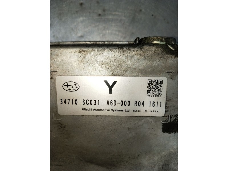 Recambio de centralita motor uce para subaru forester (sh_) 2.0 d awd (shh) referencia OEM IAM 34710SC031A6D000R041611  2008