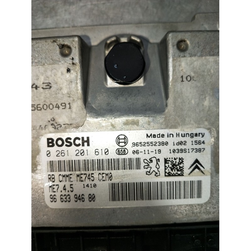 Recambio de centralita motor uce para peugeot 307 (3a/c) 1.6 16v referencia OEM IAM 0261201610 9663394680 1039S17387 2005