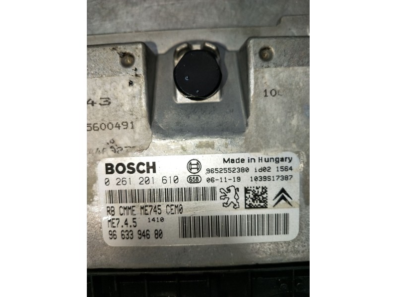 Recambio de centralita motor uce para peugeot 307 (3a/c) 1.6 16v referencia OEM IAM 0261201610 9663394680 1039S17387 2005