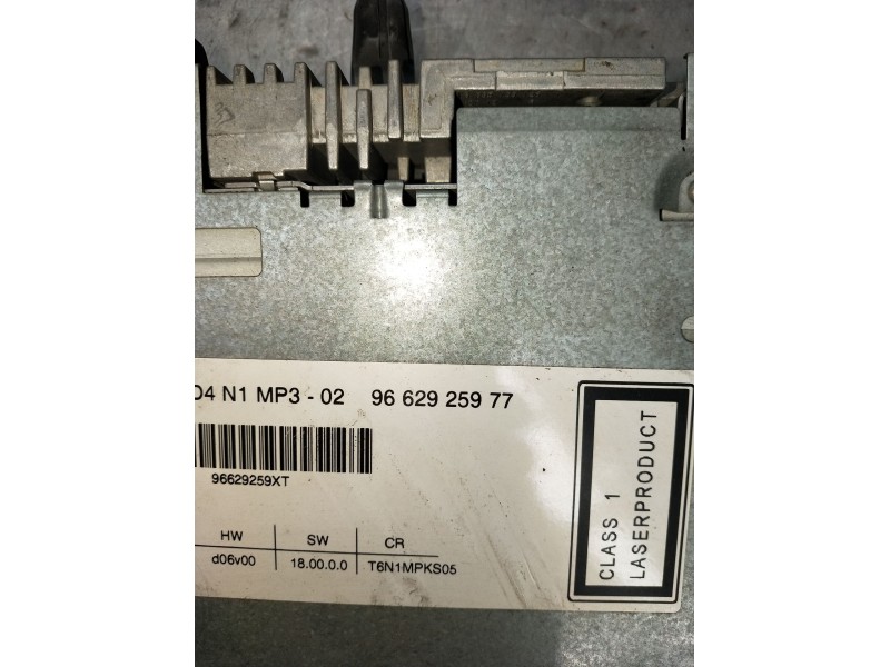 Recambio de sistema audio / radio cd para peugeot 307 (3a/c) 1.6 16v referencia OEM IAM 9662925977  2005