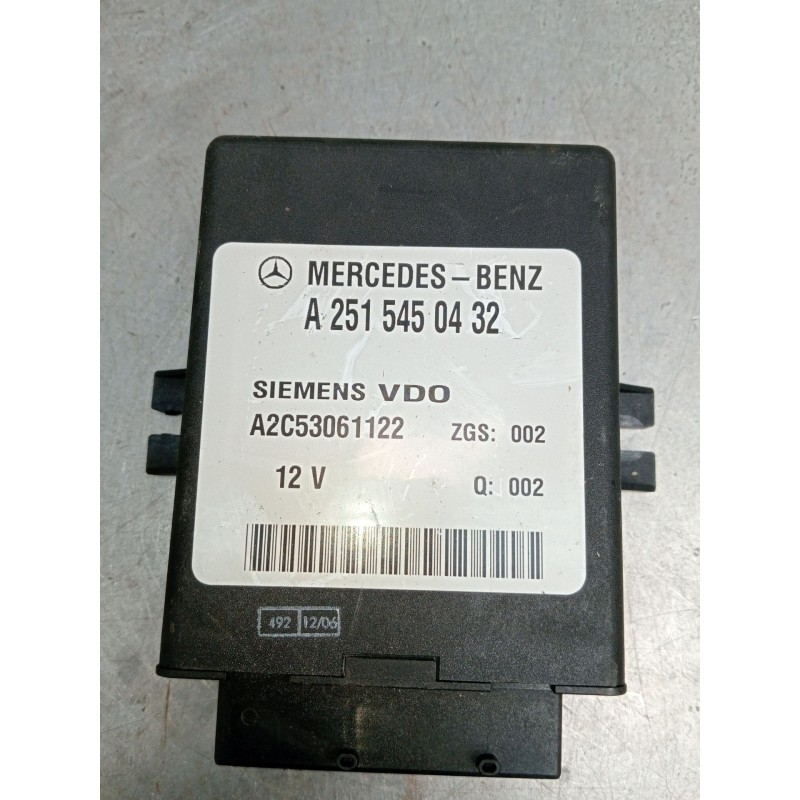 Recambio de modulo electronico para mercedes-benz clase r (w251, v251) r 320 cdi 4-matic (251.022, 251.122) referencia OEM IAM A