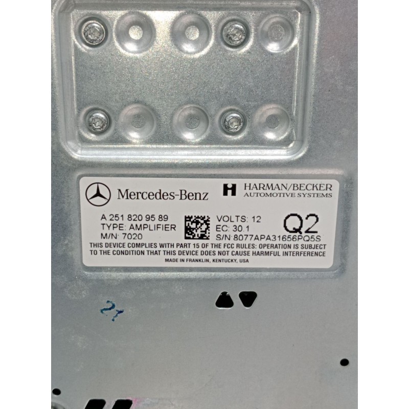 Recambio de modulo electronico para mercedes-benz clase r (w251, v251) r 320 cdi 4-matic (251.022, 251.122) referencia OEM IAM A